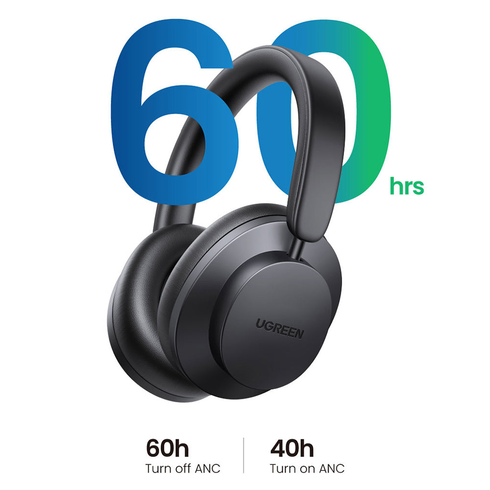 UGREEN 90422 HiTune Max3 Wireless Headset Mix 35dB ANC Active Noise Cancelling Earphone Bluetooth Headphone with 3.5mm Audio Cable UGREEN 90422 HiTune Max3 Wireless Headset Mix 35dB ANC Active Noise Cancelling Earphone Bluetooth Headphone with 3.5mm Audio Cable
